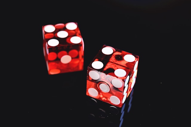 Caesars Palace table dice