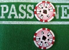 Passline Bet plus Passline Odds Bet